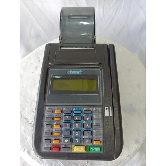 Hypercom T7Plus Credit Card Machine **WITHOUT Power Supply** - Picture 1 of 14